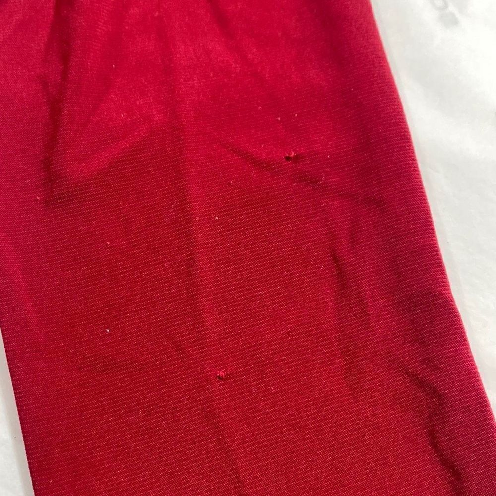 River Island UK Bodycon Wrap Ruched Top Stretchy Red Small - Picture 10 of 10